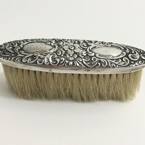 Rare Reeves & Sillcocks Sterling Repousse Brush
